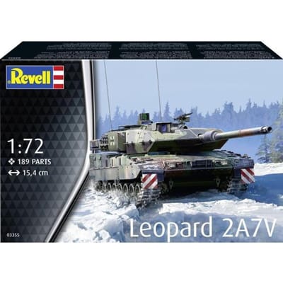 Revell Modelbouwpakket Militaire voertuigen - 03355 Leopard 2A7V - Tank Plastic - 1:72 - Modelbouw