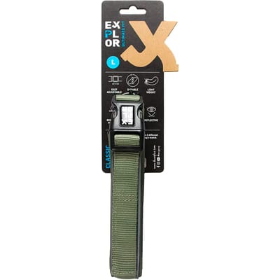 Duvoplus - Halsband Voor Dieren - Hond - Ultimate Fit Comfy Halsband Classic M - 39-44cm Undercover Green - 1st