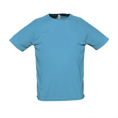 SOL'S Men´s Raglan Sleeves T Sporty L198 - Aqua - L