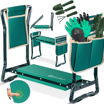 KESSER® Kniebankje Voor Tuinieren - Kniekussen Tuin - Kniebank - Tuinkruk - Kniekussen - Kniesteun - Knielbankje Voor Tuinieren