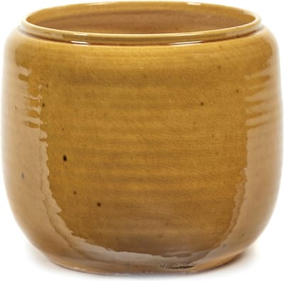 Serax Glazed Shades By Costa Bloempot Small Ø18.5 Honey