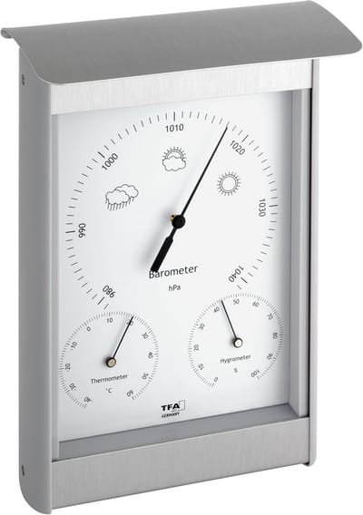 Analoge Buiten Weerstation met Barometer, Thermometer en Hygrometer