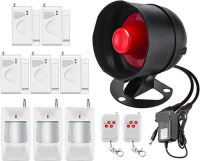Draadloos Alarmsysteem - WIFI Beveiliging Home Alarm - Huis Beveiligen - Directe Meldingen - 50 Zones - Wit