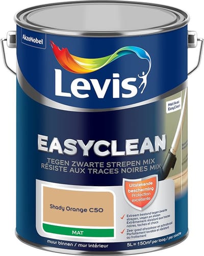 Levis - Easyclean Tegen Zwarte Strepen Mix - Shady Orange C50 - Mengverf - 5 L