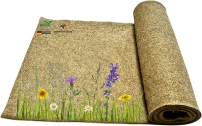 Knaagdier Tapijt - Hennep Mat - Kooi Bodembedekking - 100% Biologisch Geteeld - 150 x 80 cm