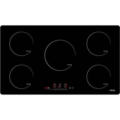 Iseasy Li5-01 90 Cm Inductiekookplaat 5 Branders Zwart