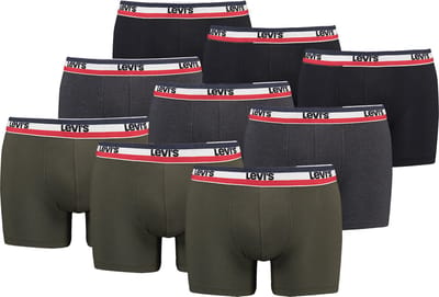 BOXERS 9-pack heren Levis SPRTSWR LOGO BOXER KORTE boxershorts ondergoed broek