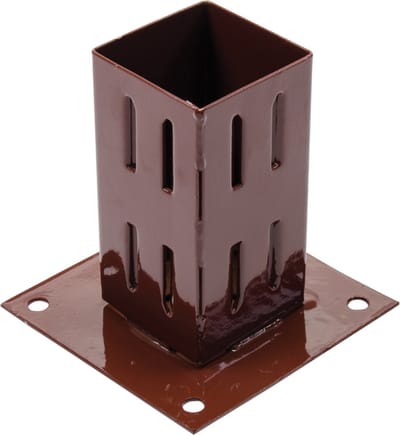 Fixman Paalschoen - Gegalvaniseerd Staal - Roestbestendig - 7,5 x 7,5 cm