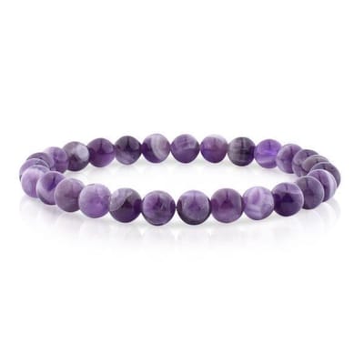 Armband Heren - Armband Mannen - Armband Dames - Heren Armband - Armband -  Kralen Armband - Violet