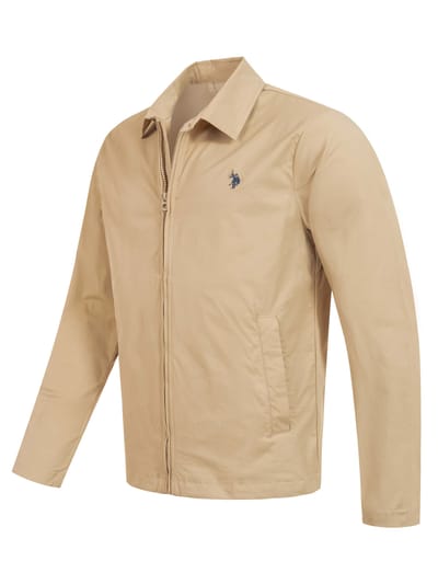 U.S. Polo Assn. heren jas van elastische katoenmix