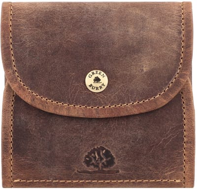 Greenburry Vintage jachtbuidel leer 11 cm - Unisex - brown