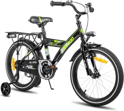 Kinderfiets - Loopfiets - Eerste Fiets - Veiligheidswielen - 457 cm - Zwart