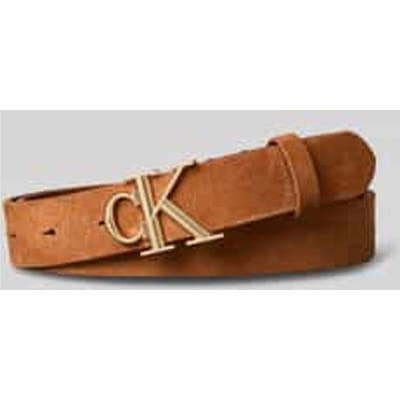 Riem van echt leer met logodetail
