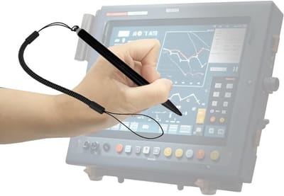 Veerkrachtige Touch Pen voor POS, PDA, Industrie PC, Auto GPS en andere Weerstands Touchscreen Apparaten - Zwart, Precisie en Comfort