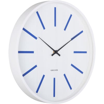 Karlsson - Wall Clock Arruga Retro - Wit - Ø40cm