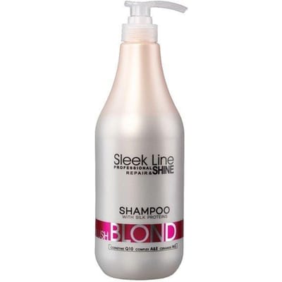 Stapiz Sleek Line Blond Shampoo Roze Tint 1000ml