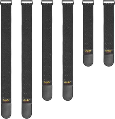 Elastische Klittenbandsluitingen voor Kabel- en Gereedschapbeheer - Set van 3 (30/46/61 cm)