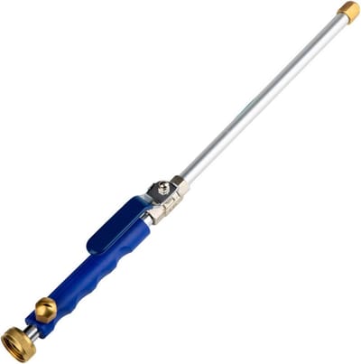 Hogedrukspuit - Wasstaafje Sproeier - Auto's Reinigen - Roestbestendig Materiaal - 465 mm - Zilver