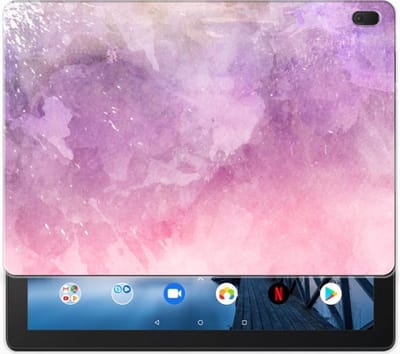 Tablethoes Lenovo Tab E10 Pink Purple Paint