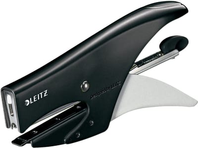 leitz niettang wow- capaciteit 15 blatt- zwart