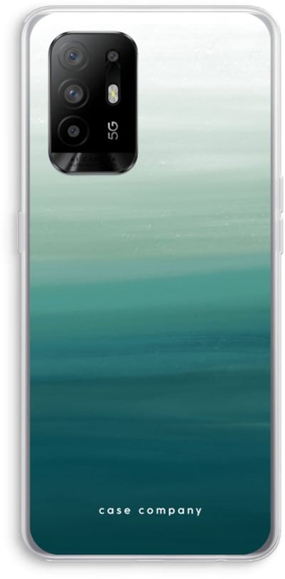 Case Company® - Hoesje geschikt voor Oppo A94 5G hoesje - Ocean - Soft Cover Telefoonhoesje - Bescherming aan alle Kanten en Schermrand