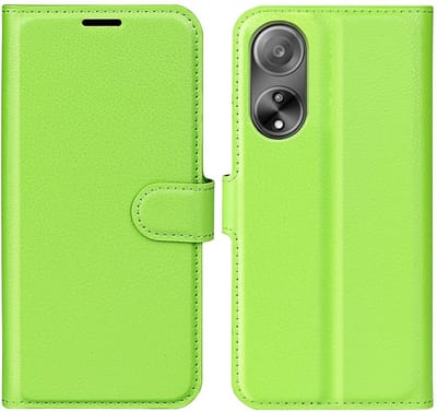 Coverup Hoesje - Geschikt voor OPPO A98 Hoesje - Coverup Book Case - Groen