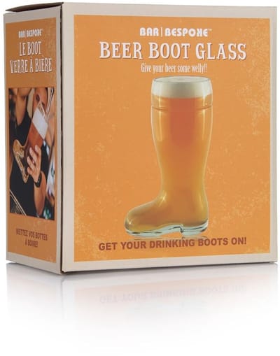 Dailygoody - Bier Boot Drinkbeker - Glazen Bierlaars - 800ml Capaciteit - Uniek Drinkglas - Geschikt voor Volwassenen - Perfect voor Feestjes