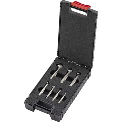 Alarm Werkzeuge 56031083 Conische en ontbraamverzinkboor 6.3 mm Cilinderschacht 7 stuk(s)