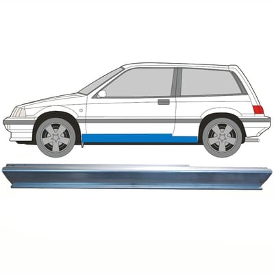 Reparatie dorpel voor Honda Civic 1983-1987 / Links
