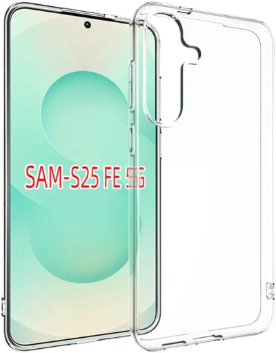 MobyDefend Hoesje - Geschikt voor Samsung Galaxy S25 FE - Transparante TPU Backcover - Volledig Doorzichtig