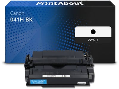 PrintAbout huismerk Toner 041H BK  Zwart Hoge capaciteit Geschikt voor Canon