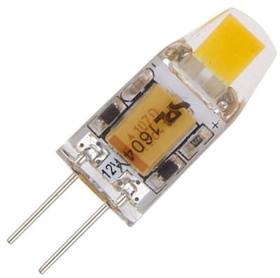 Schiefer Led G4 12v 10x31mm 160Lm 1,5w/15w 827 330gr. helder dimbaar AC en DC
