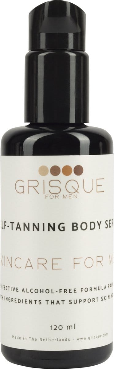 GRISQUE Self-Tan Body Serum - Zelfbruiner voor mannen - Skincare for men - Waterbestendig - Bruine huid voor 7 dagen - 120ml