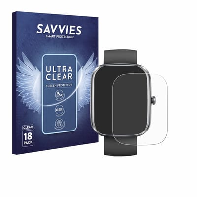 Savvies - Screenprotector voor Matast T60 1.91" - Folie Beschermfolie transparant 18 Stuks