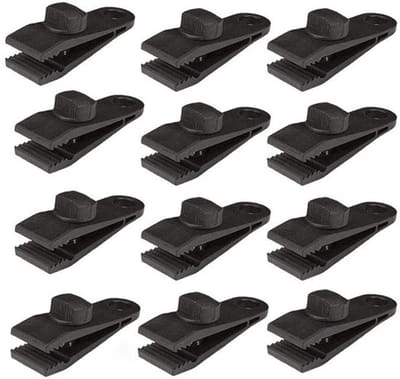Waterdichte doekclips, zware klemmen, bestand tegen sterke wind, geschikt voor zonneschermen, outdoor kamperen, caravan daken, autokappen, zwembadhoezen (24 stuks)