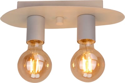 Chericoni Colorato Plafondlamp - 2 Lichts - Grijs - IJzer & Metaal - Italiaans Design - Nederlandse Fabrikant.