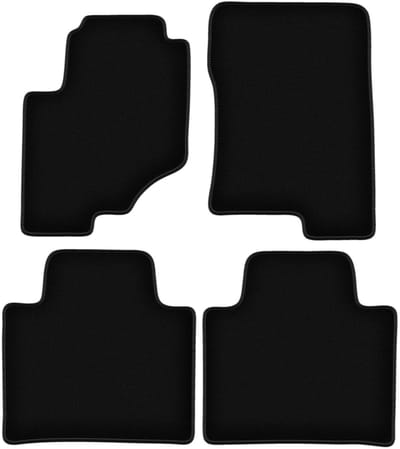 BASIC zwarte veloursmatten voor: SsangYong Rexton II SUV (2017-)