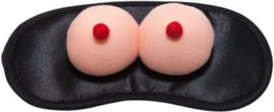 Grappig Tieten Slaap Masker – Ondeugend Design – Perfect voor Vrijgezellenfeesten & Cadeaus
