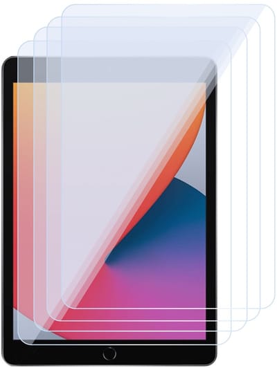 Blue Filter Screenprotector geschikt voor iPad 10.2 2021 / 2020 / 2019 - 4x Tempered Glas Screen Protector
