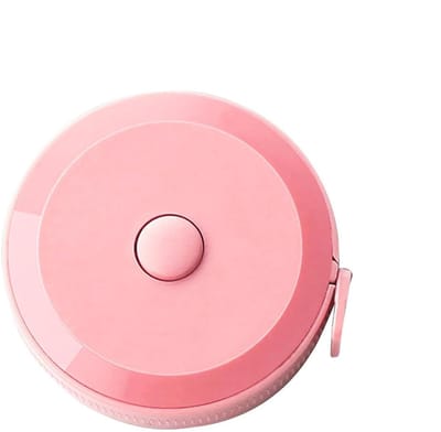 Mini Meetlint - Zachte Liniaal - Nauwkeurig Meten - Dubbele Ballen - 200 cm - Roze