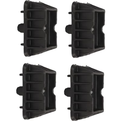 4 PIÈCES Tampon de Cric Support Sous Voiture 51717237195 Tampon de Levage de Cric en Caoutchouc pour Série 5 F07 LCI F10 F11 black