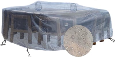 CUHOC - Diamond Tuinmeubelhoesset - Tuinsethoesset - Hoes met stormbanden,aantrekkoord,antislip en afwaterings HOCCIE - 2.5x2.5x0.9 M