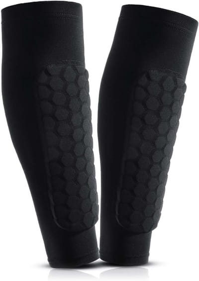 Voetbalschermers voor Volwassenen en Kinderen met Antislip Strips en Schokabsorptie, Ideaal voor Training en Wedstrijden