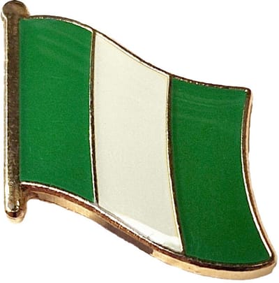 CombiCraft vlag pin Nigeria 18 x 14 mm - per 5 stuks