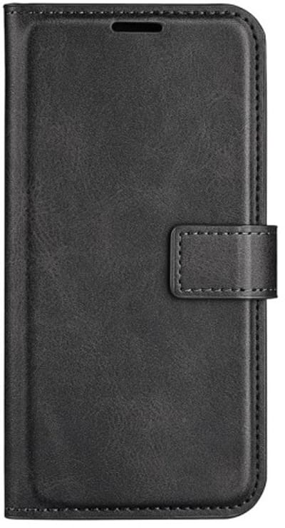 Casecentive Leren Wallet case met sluiting iPhone 16 Pro Max zwart