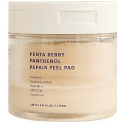 [HEVE BLUE] Penta Berry Panthenol Repair Peel Pad 70EA white