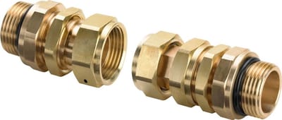 Viega Geopress Easytop-watermeteraansluiting, Q3 4, Qn 2,5, G 1 roodkoper of siliciumbrons Model 2230.71, 689766