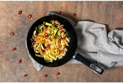 Durable Wok No Stick D28cm Aluminiumalle Vuren