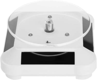 360 Graden Draaiplateau voor Horloges en Sieraden met LED Verlichting en Display Functie