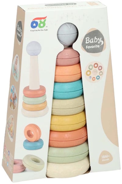 Baby Stapeltoren Pastel